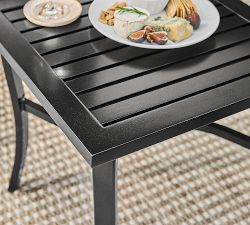 Riviera Metal Square Outdoor Side Table (22")