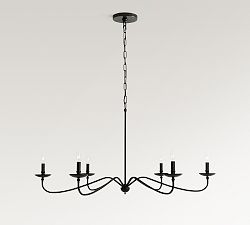 Open Box: Lucca Iron Chandelier, Large, 50" Diam. - Bronze