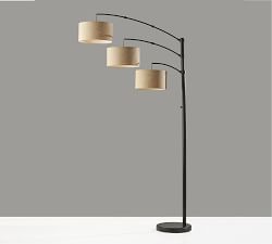 Brendan 3-Arm Metal Arc Floor Lamp (82")