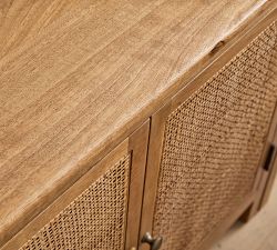 Channing Cane Tall 2-Piece Storage Cabinet (36")