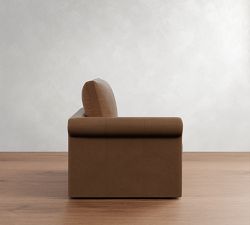 Build Your Own Westwood Roll Arm Leather Sectional