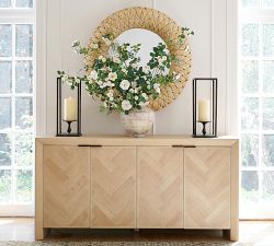 Harbor Braided Woven Round Mirror