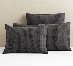 Stonewashed Pick-Stitch Sham