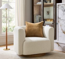 Chambers Leather Adjustable Floor Lamp (56")