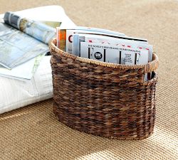 Havana Handwoven Seagrass Oval Basket
