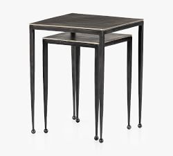 Marrow Metal Nesting End Table (12.5"- 16")