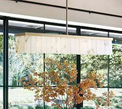 Windham Alabaster Linear Chandelier (49")