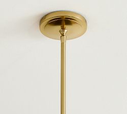 Beck Cast Glass Round Pendant (7"-10")