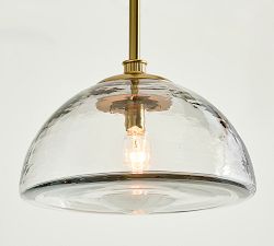 Beck Cast Glass Round Pendant (7"-10")