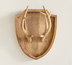 Carved Wall Antler