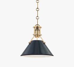 Jocelyn Flared Metal Pendant (10"-16")