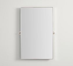 Open Box: Linden Rectangular Pivot Mirror (24" x 37") - Polished Nickel
