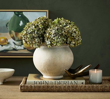 Faux Dusty Green Hydrangea Bundle | Pottery Barn