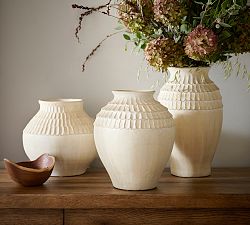 Ceramic Petal Vase Collection