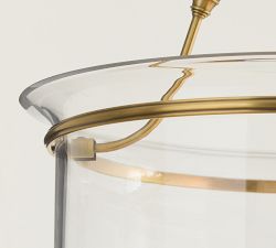 Oxford Glass Hundi Pendant (14")