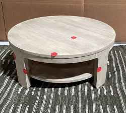 Open Box: Aptos Round Coffee Table (40") - Sandwash