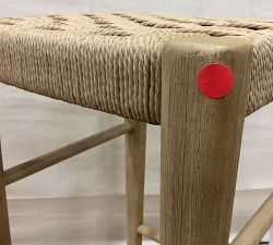 Open Box: Fenton Small Space Woven Backless Counter Stool (24") - Seadrift