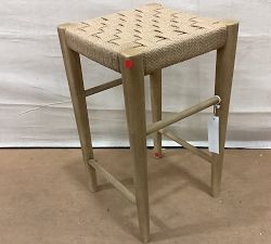 Open Box: Fenton Small Space Woven Backless Counter Stool (24") - Seadrift