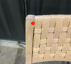 Open Box: Newport Woven Dining Chair - Boucle Oatmeal, Mist