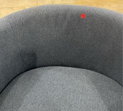 Open Box: Remmy Swivel Chair (39") - Performance Heathered Basketweave Navy