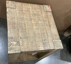 Open Box: Rockport Rectangular Reclaimed Wood Side Table (24") - Sierra
