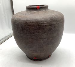 Open Box: Rustic Brown Vase, Large (15"H)