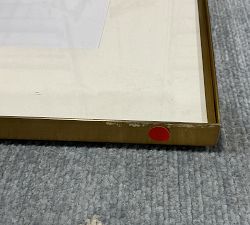 Open Box: Stowe Modern Metal Frame, 24"x30" (18"x24" Opening) - Brass