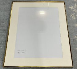 Open Box: Stowe Modern Metal Frame, 24"x30" (18"x24" Opening) - Brass
