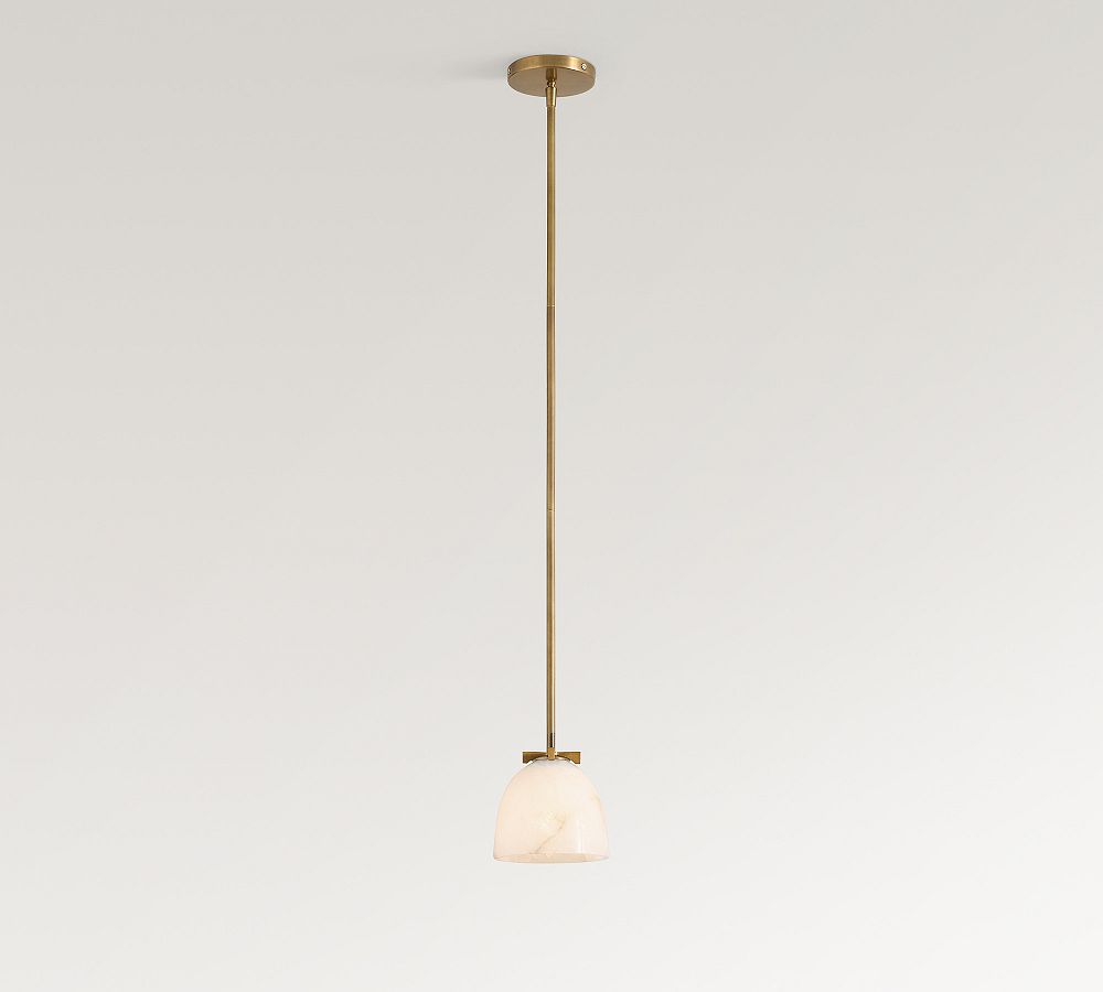 Chamberlin Alabaster Round Pendant (7") by Pottery Barn