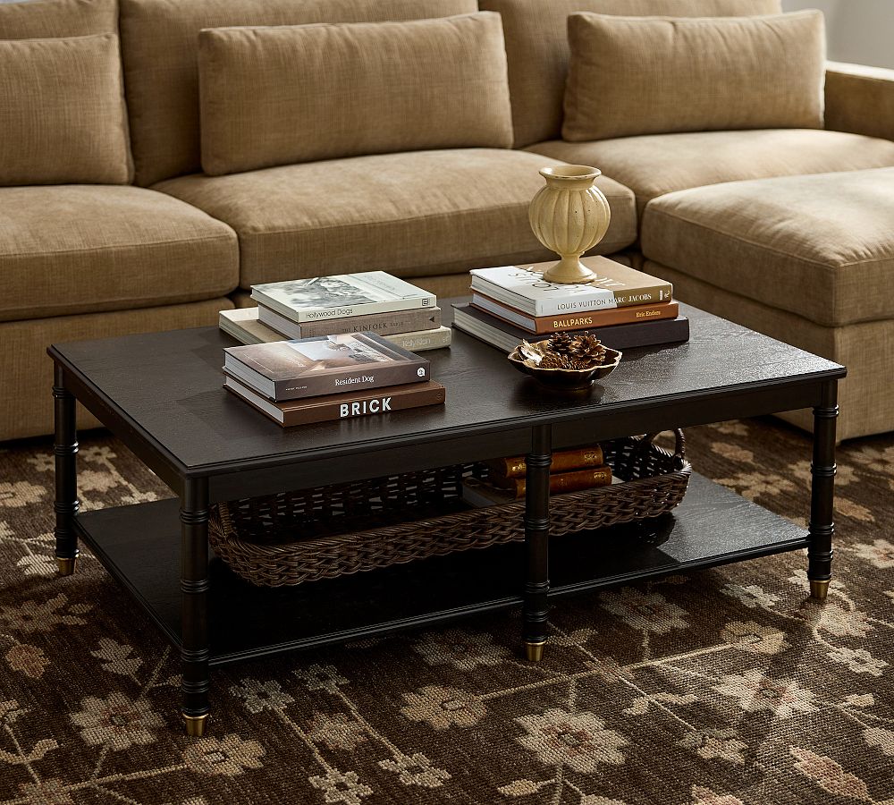 Monroe Rectangular Coffee Table (50") by Pottery Barn