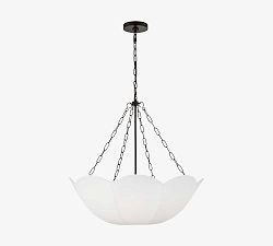 Rosy Round Chandelier (24" - 32")