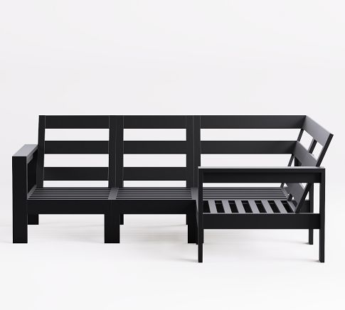 Malibu Metal 4-Piece Sectional Set Frame