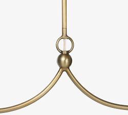 Shaya Milk Glass Bubbled Chandelier (27")