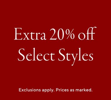 Extra 20% off Select Styles
