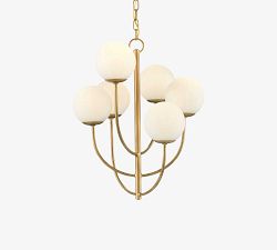 Deanne Glass Round 21" Chandelier