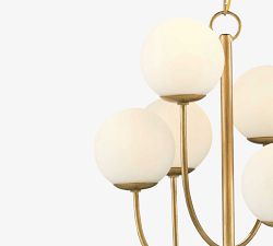 Deanne Glass Round 21" Chandelier