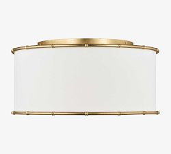 Aliana Metal Round Flush Mount (18.5")