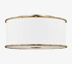 Aliana Metal Round Flush Mount (18.5")
