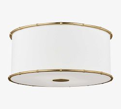 Aliana Metal Round Flush Mount (18.5")