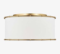 Aliana Metal Round Flush Mount (18.5")