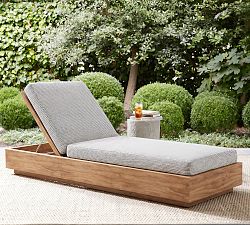 Lanai Teak Outdoor Single Chaise Lounge