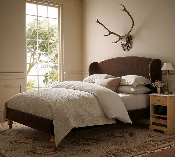 Augusta Upholstered Platform Bed by Pottery Barn