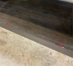 Open Box: Folsom Rectangular Coffee Table (58") - Charcoal