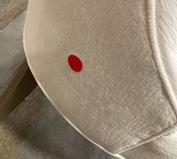 Open Box: Hayes Non-Tufted Upholstered Dining Chair - Sunbrella® Performance Chenille Salt, Gray Wash