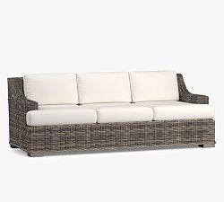 Open Box: Huntington Slope Arm Sofa with High Performance Cushion Covers (84") - Gray
