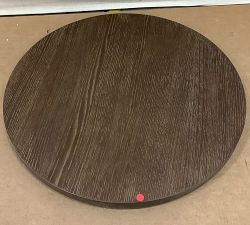 Open Box: Modern Farmhouse Lazy Susan (30" Diam) - Tahoe Brown