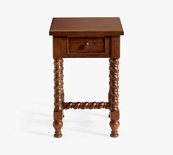 Barley Rectangular Side Table (16")
