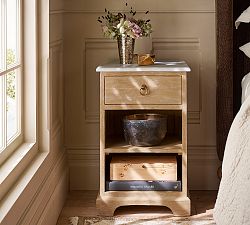 Scarlett Marble Mini Nightstand (16")