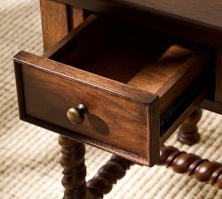 Barley Rectangular Side Table (16")