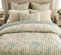 Floral Cloud Reversible Quilted Sham